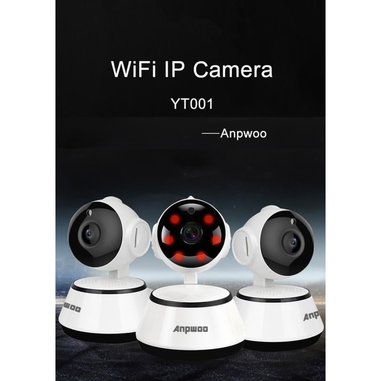 Langaton IP-Kamera 720P HD WiFi 6kpl infrapuna LEDiä - Liikeherkkä