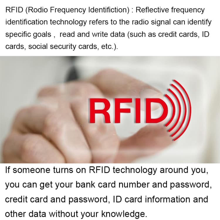 RFID 10-Pakkaus korttisuojia luottokorteille - Alumiinia