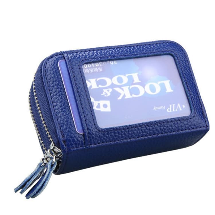 Sininen Lompakko RFID suojalla - Useita lokeroita