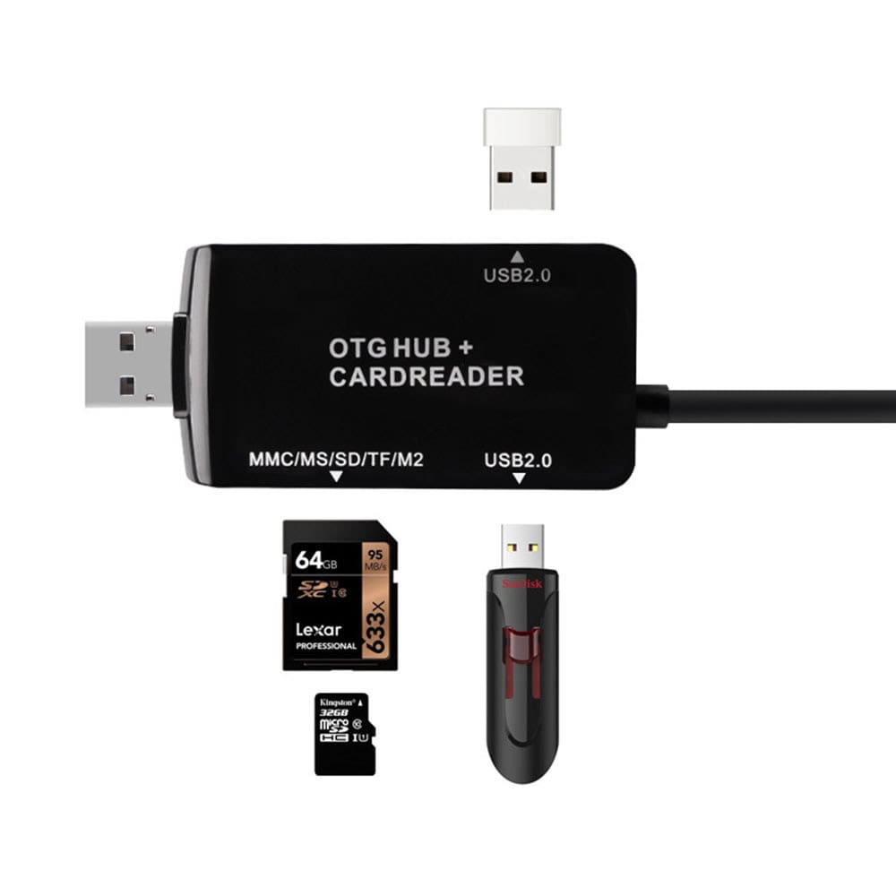 All in One Kortinlukija USB 3.1 Micro USB