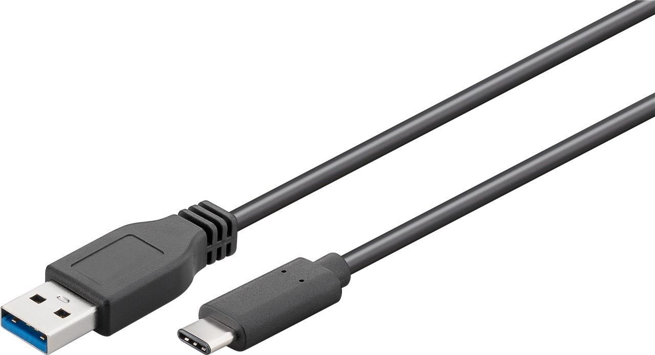Goobay USB A 3.0 - USB-C Kaapeli 0,5 Metriä