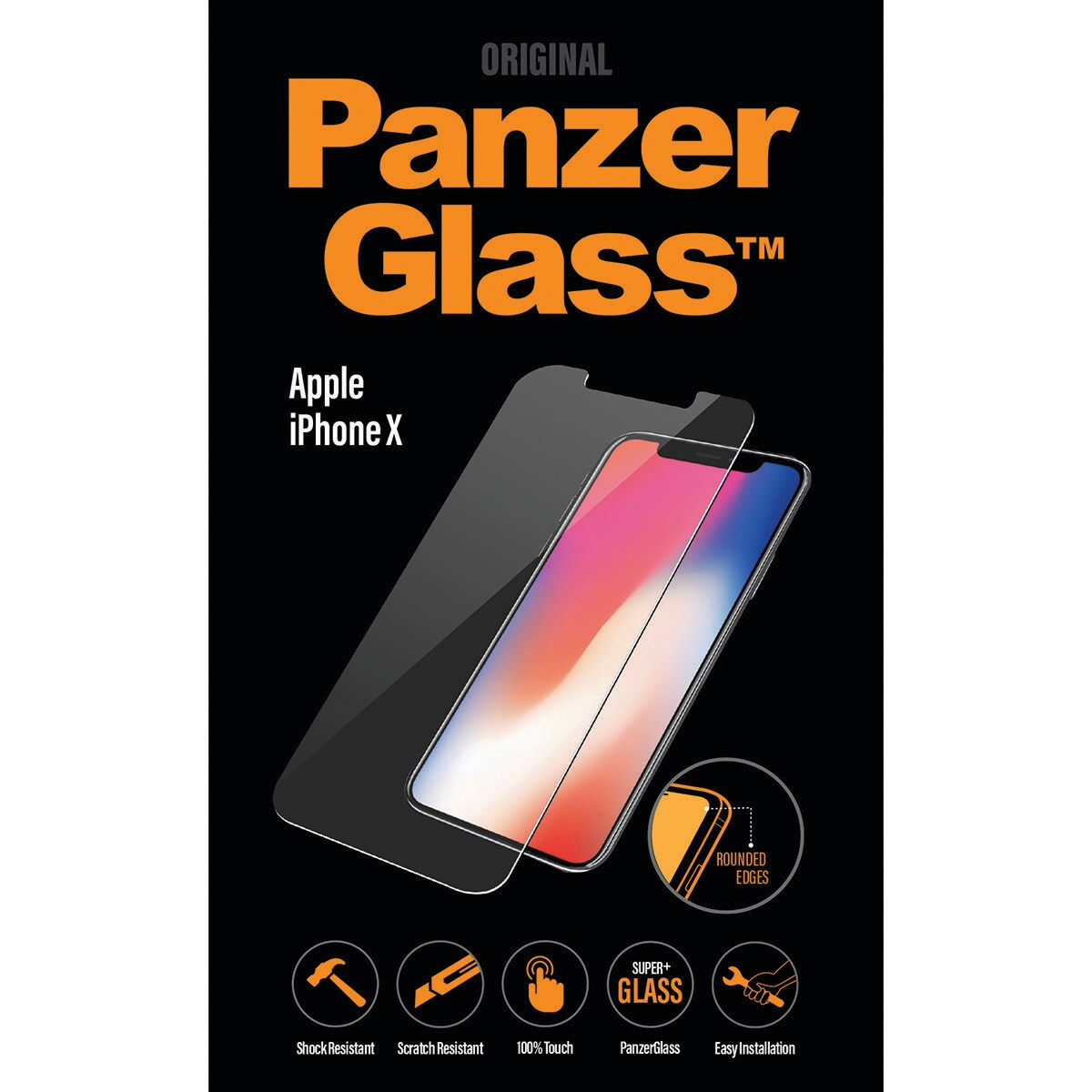 PanzerGlass Screenprotector iPhone X/XS