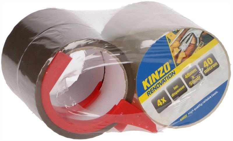 Teippi 4-Pakkaus 50 m + Pidike