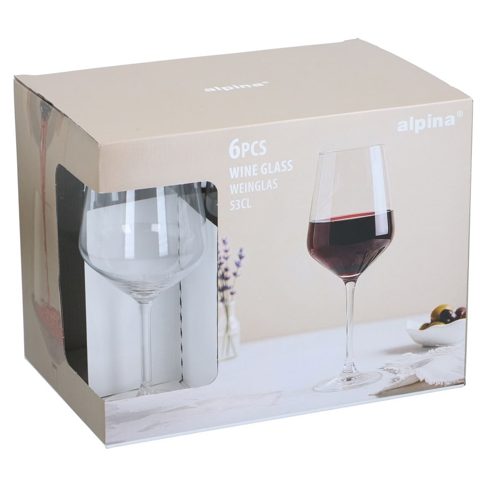 Viinilasi 53 cl - 6 Pakkaus