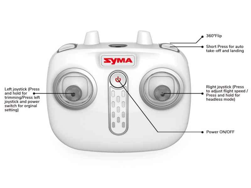 SYMA X15 2.4G gyrolla - Valkoinen