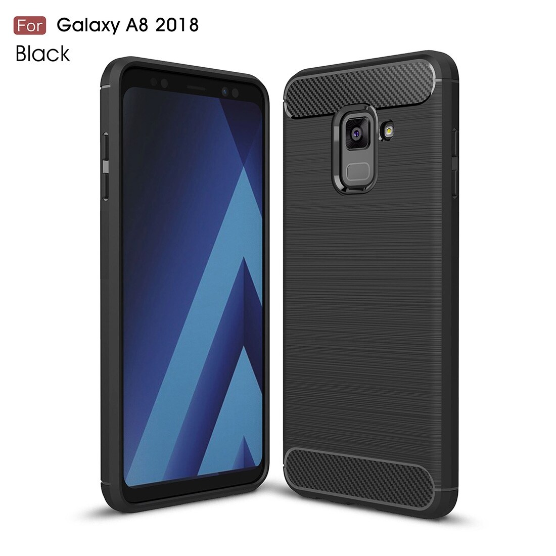 Hiilikuitu Kuori Samsung Galaxy A8 2018