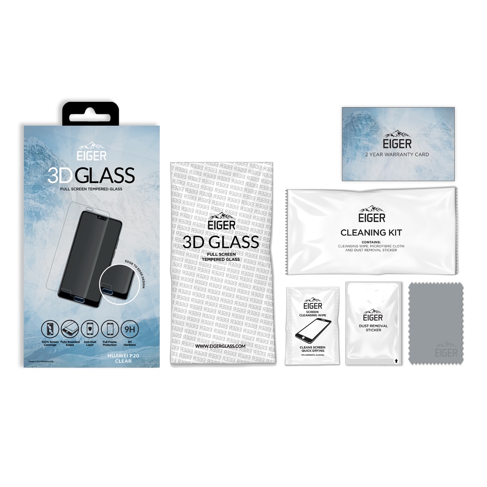 Eiger 3D Glass Screen Protector Huawei P20