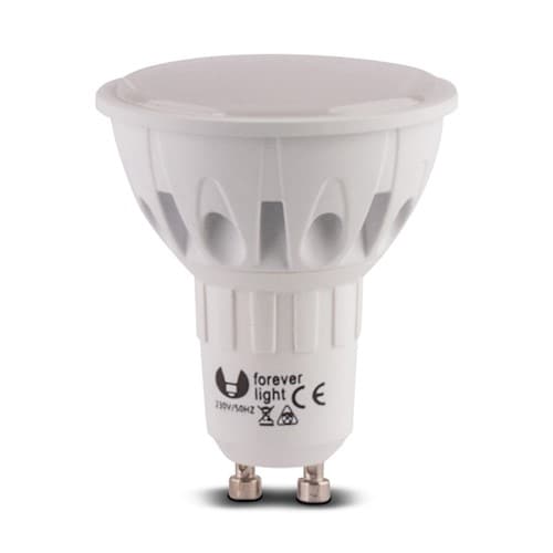Led lamppu GU10, 5W, 230V - Kylmä valkoinen