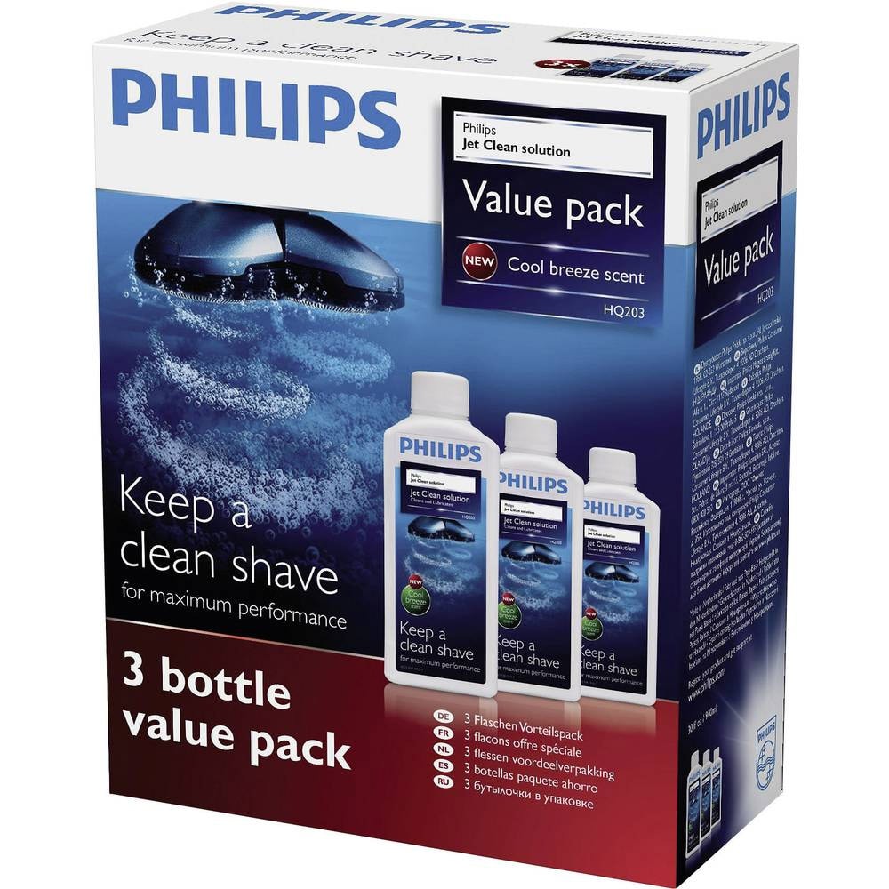 Philips Jet Clean Puhdistusliuos HQ203/50 3-pakkaus