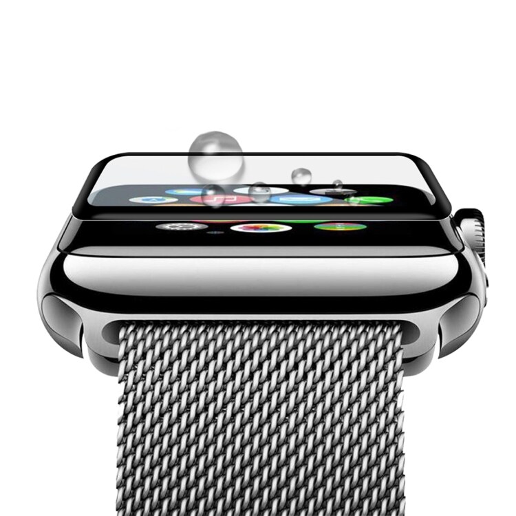 Kaareva Näytönsuoja karkaistua lasia  Apple Watch Series 3 42mm