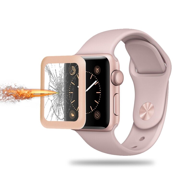 Pinkki Näytönsuoja karkaistua lasia Apple Watch Series 3 38mm