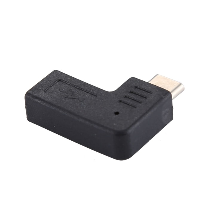 Kulma-adapteri Micro-USB - USB Tyyppi-C