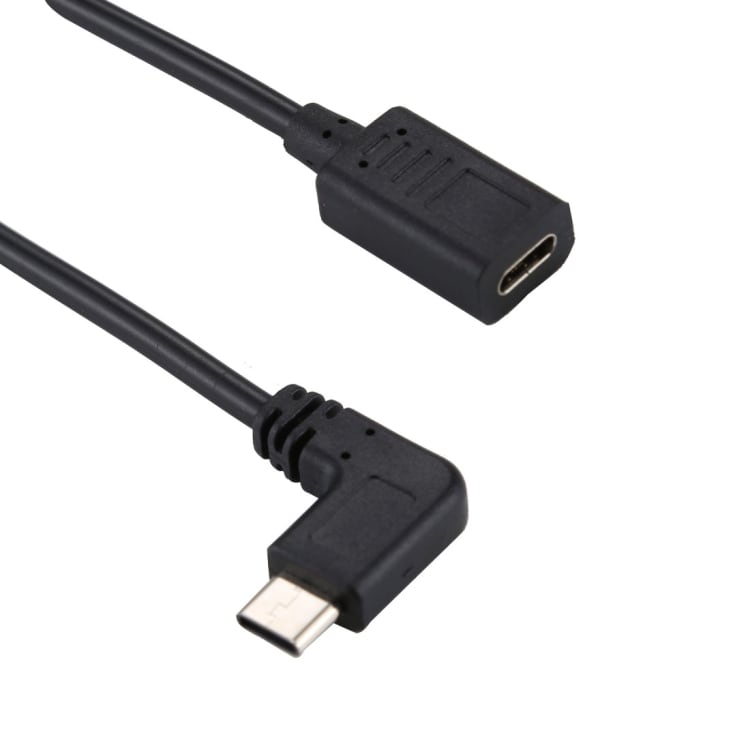Kulma Adapterikaapeli USB-C / Tyyppi-C naaras - uros