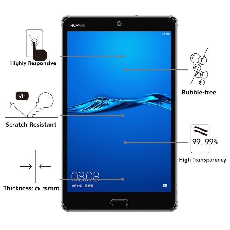 Näytönsuoja karkaistua lasia  Huawei MediaPad M3 Lite 8.0