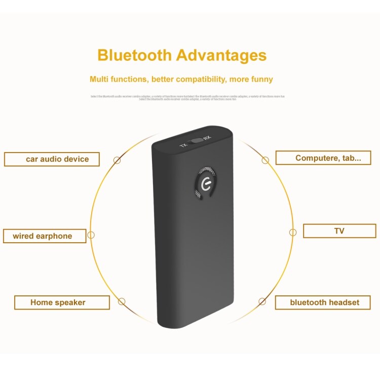 Bluetooth Audiolähetin / audiovastaanotin - 10 metriä