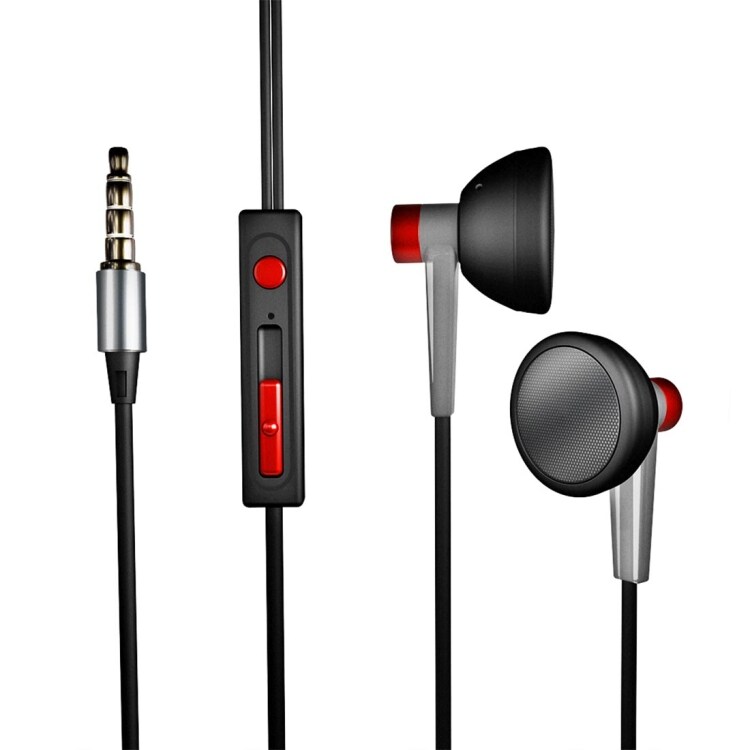 Headset 888 Mic & Kaukosäädin Musta/Punainen