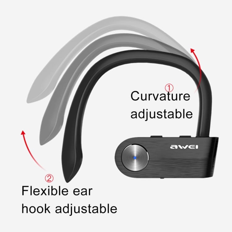 AWEI T2 Sport Bluetooth Headset - Musta