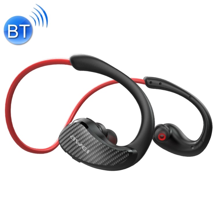 AWEI A881BL Sport Bluetooth Headset IPX4 - Punainen
