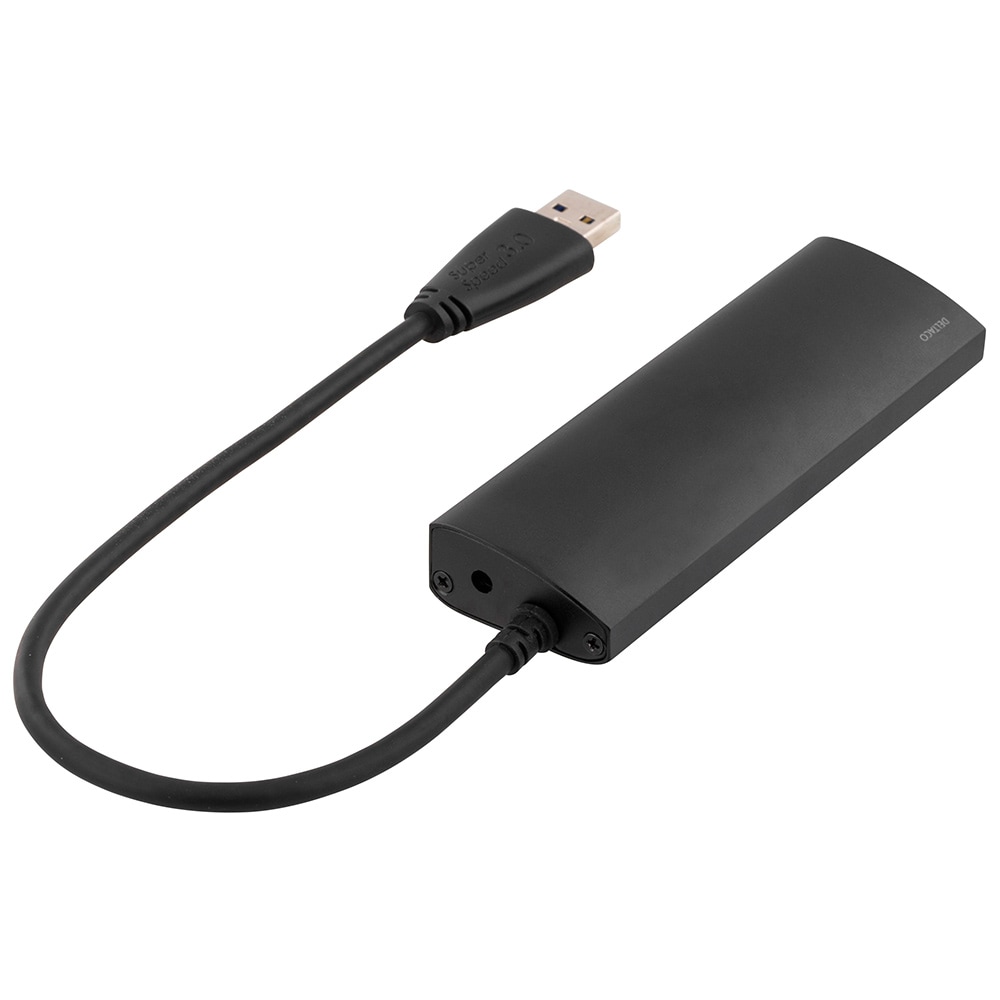 DELTACO USB-Keskitin 4 x Tyyppi A Musta