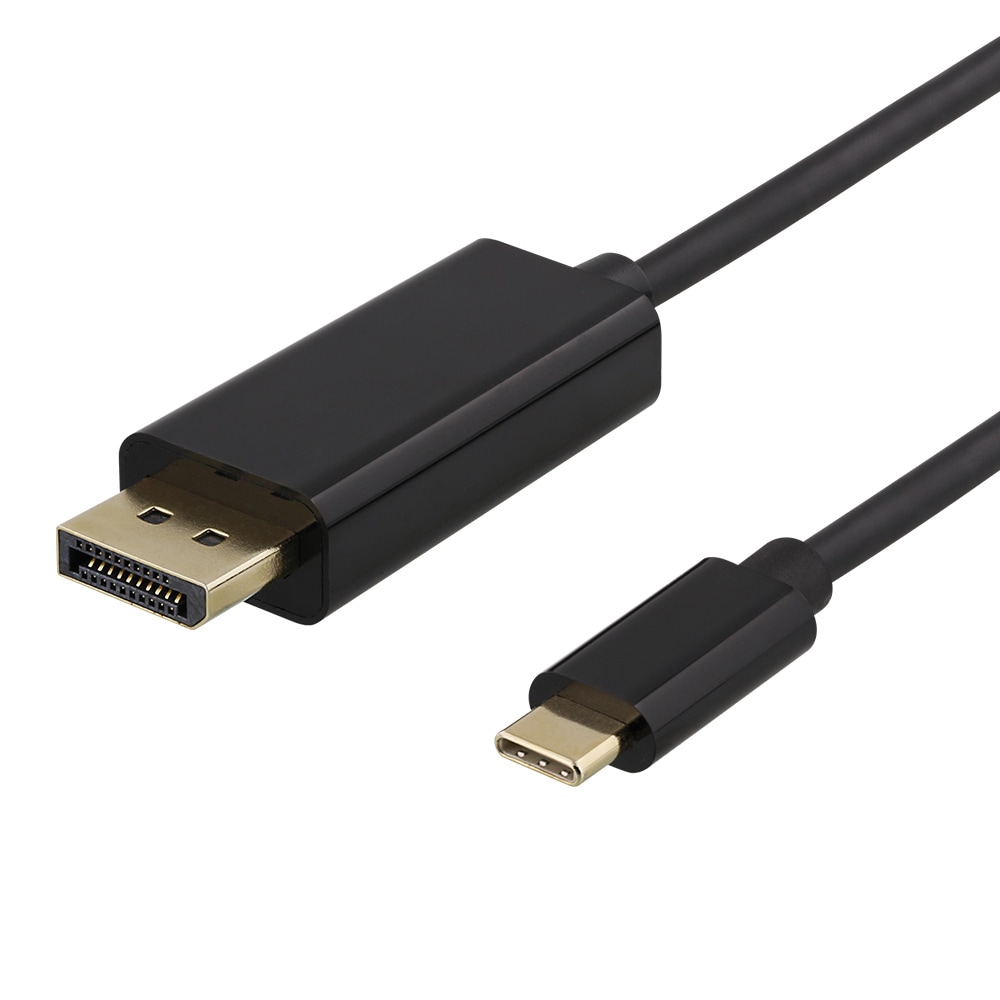 DELTACO  USB-C -DisplayPort-kaapeli 2m