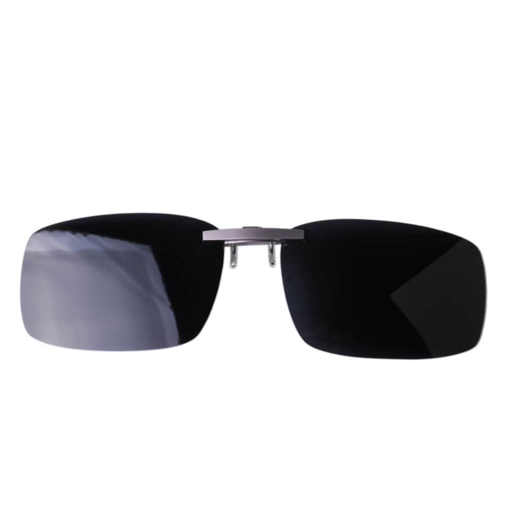 Clip-on-aurinkolasit UV400-suojalla ja mustilla linsseillä - Suuri