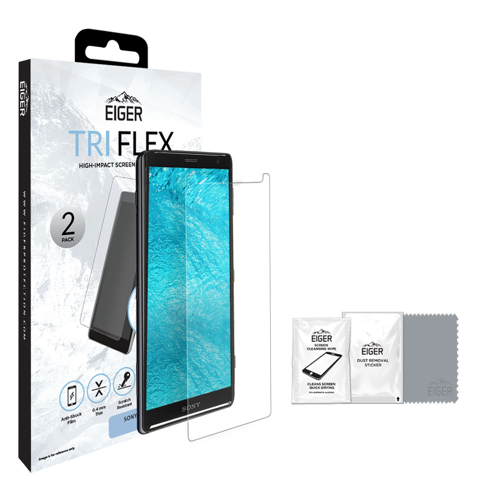 Eiger Tri Flex Näytönsuoja Sony Xperia XZ2