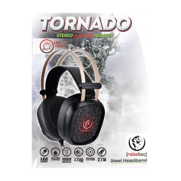Rebeltec Tornado - Gaming kuulokkeet