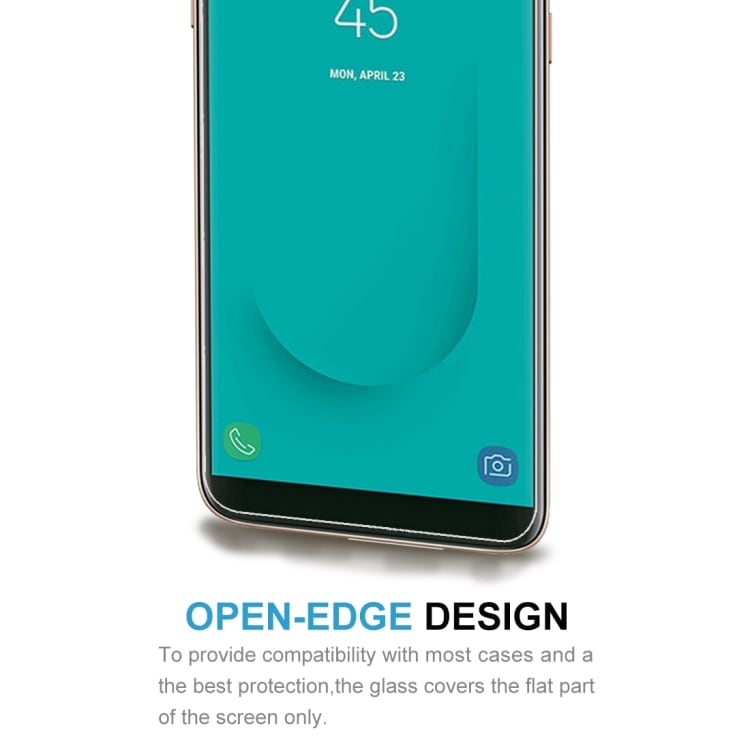 Temperoitu Näytönsuoja 9H 2.5D Samsung Galaxy J6 2018 2-pakkaus