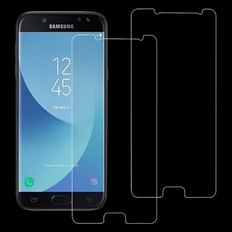 Temperoitu Näytönsuoja 9H 2.5D Galaxy J4 2018 2-pakkaus
