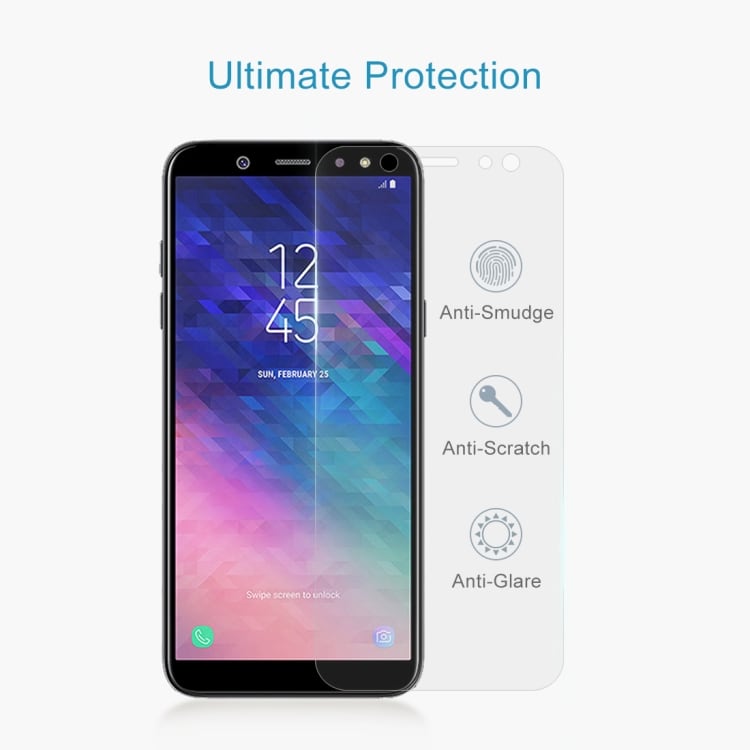 Temperoitu Näytönsuoja 9H 2.5D Samsung Galaxy A6+ (2018) 2-pakkaus
