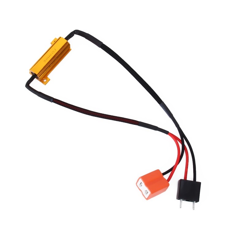 LED Dekooderi Canbus H7 50W 6 Ohmia 2-pakkaus