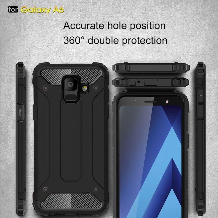Armor Takakansi Samsung Galaxy A6 2018 Musta