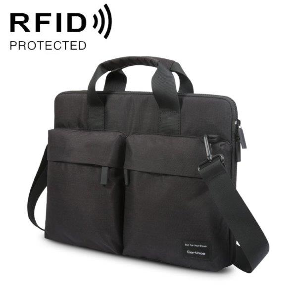 RFID suojattu laukku olkahihnalla  - 13 tuumaa