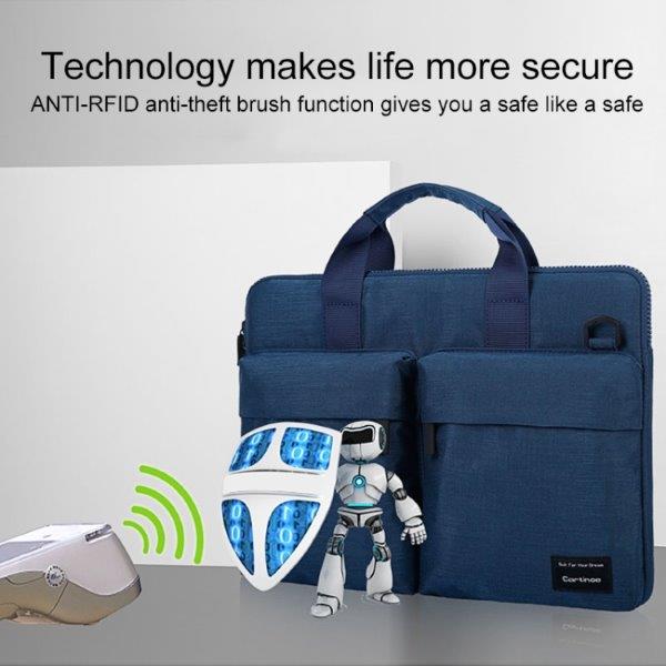 RFID suojattu laptop-laukku - 12 tuumaa