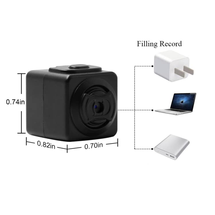 D5 Minikamera 1.0MP Liiketunnistimella