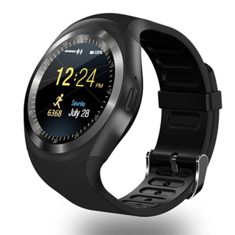 Y1 Smartwatch Sim-kortilla Musta