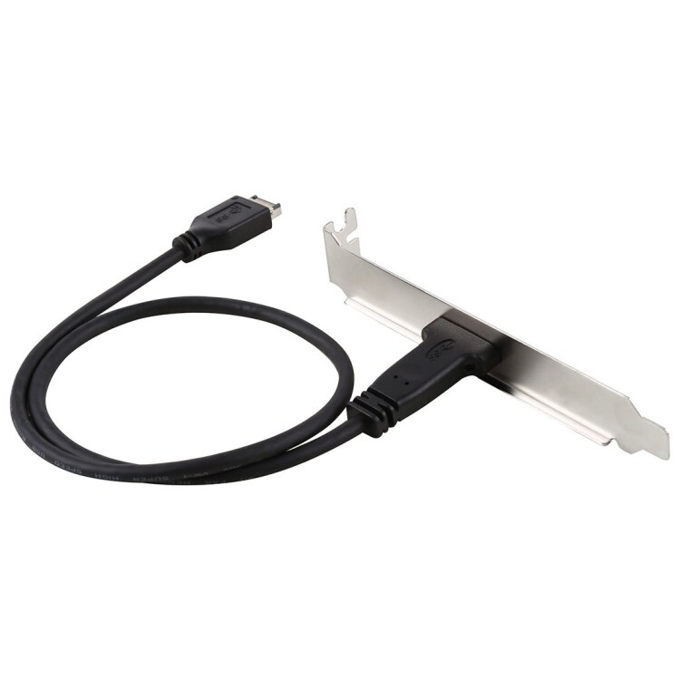 Bracket USB-C - USB 3.1 Tyyppi-E 50cm