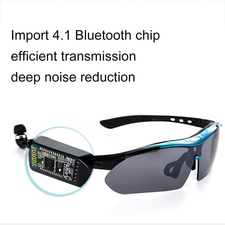 Aurinkolasit Headset Bluetooth Musta