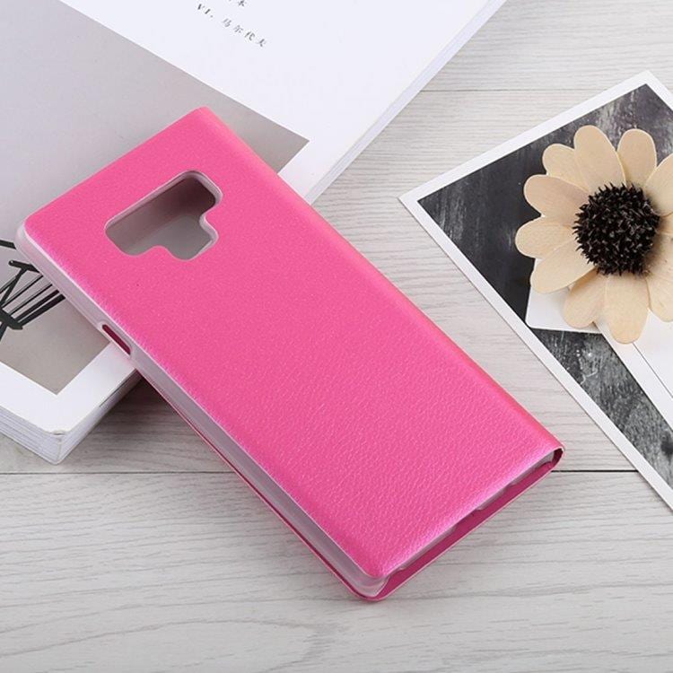 Flip kotelo ID-Ikkunalla Samsung Galaxy Note 9 Pinkki