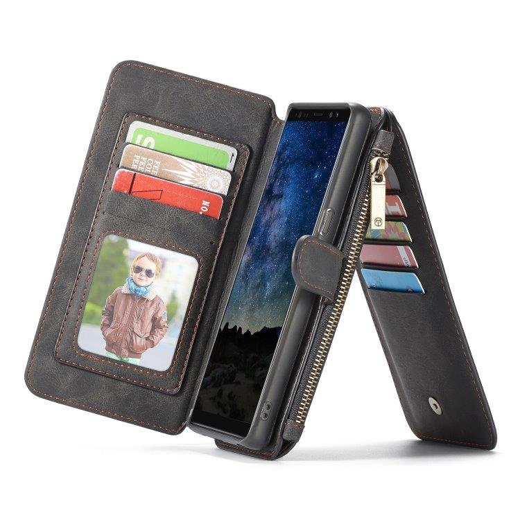 CaseMe-007 Lompakkokotelo Samsung Galaxy Note 9 Musta