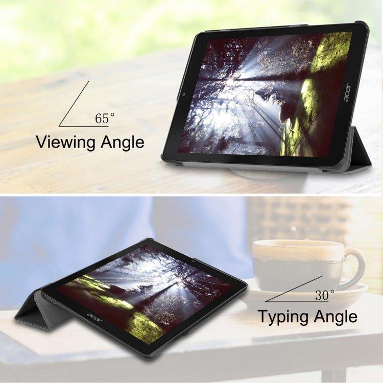 Trifold Suojakotelo Acer Chromebook Tab 10, Musta