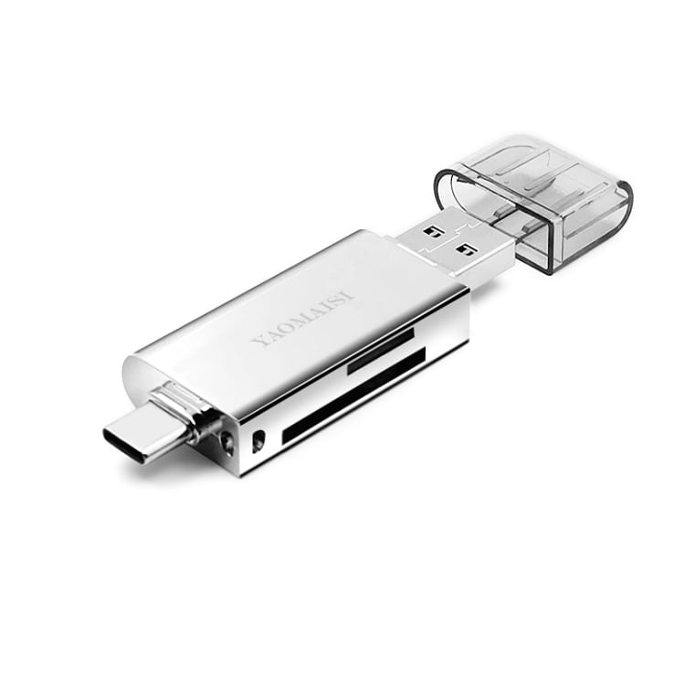 POFAN Q25 2i1 USB 3.0/USB C Muistikortinlukija