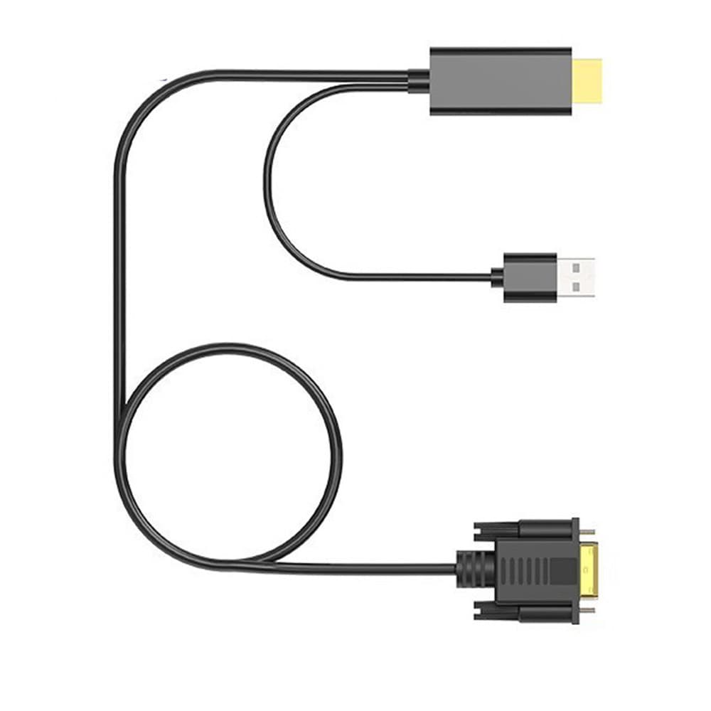 HDMI -  VGA + USB2.0 Kaapeli