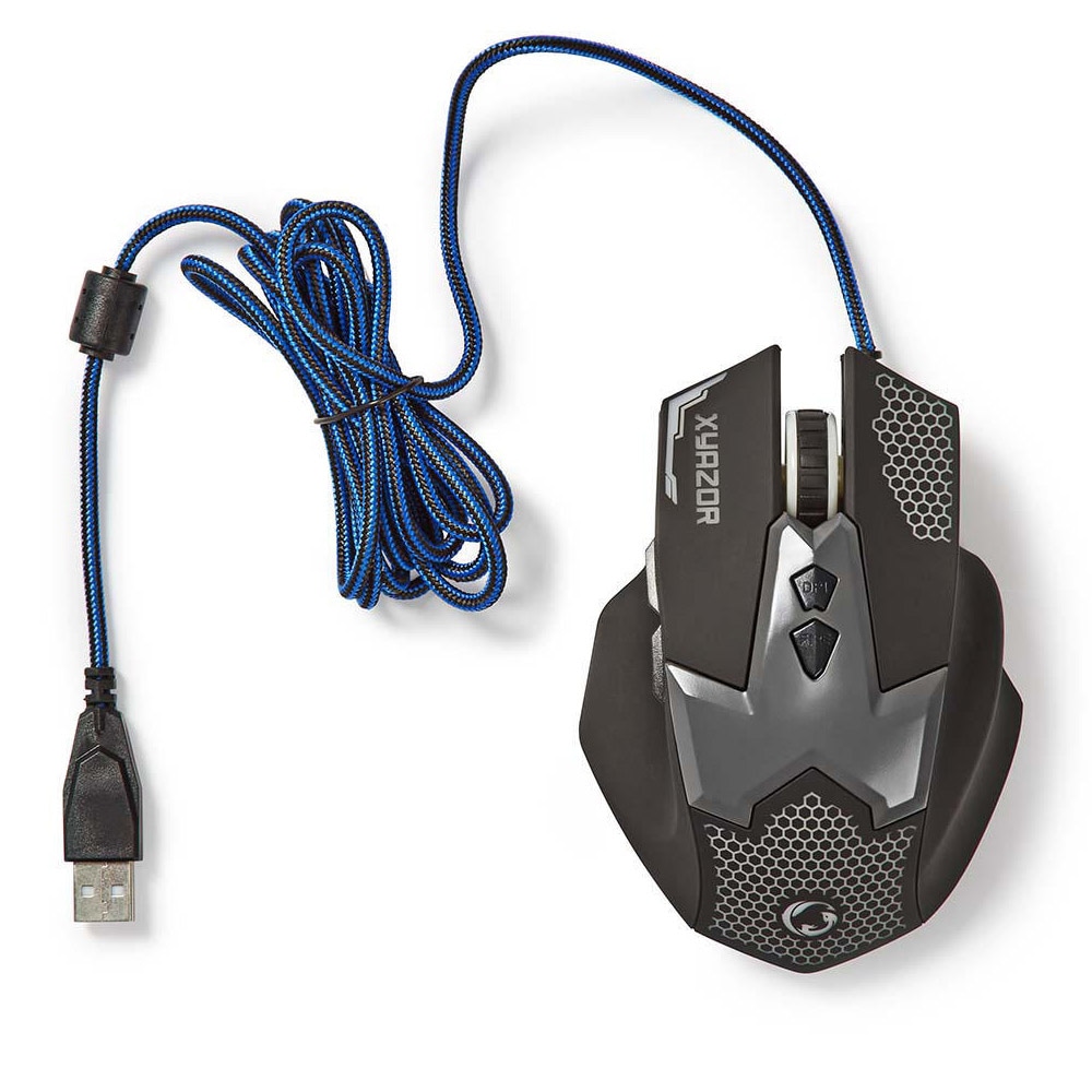 Nedis Gaming Mouse -2400 DPI, 7 painiketta