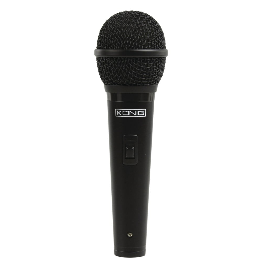 König Mikrofoni 6.35 mm -72 dB Musta