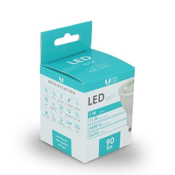 LED Lamppu GU10 1W 230V