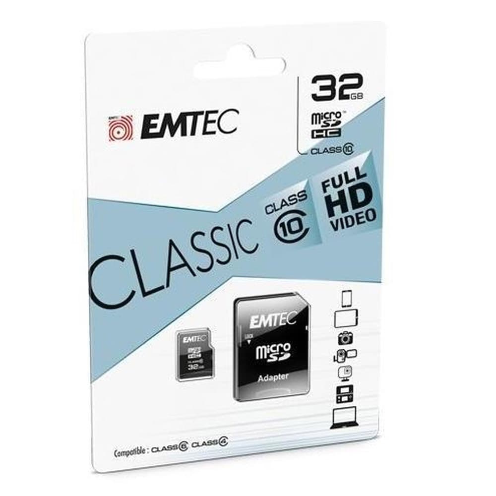EMTEC MicroSDHC 32GB CL10 Classic