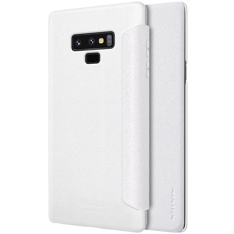 NILLKIN Frosted Flip kotelo Samsung Galaxy Note 9 - Valkoinen