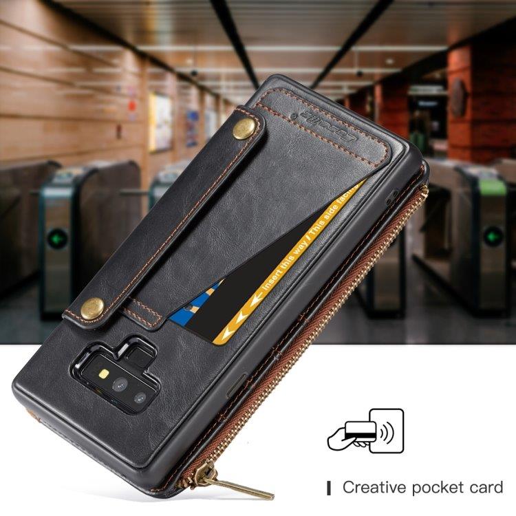 CaseMe-011 Lompakkokotelo Samsung Galaxy Note9 Musta