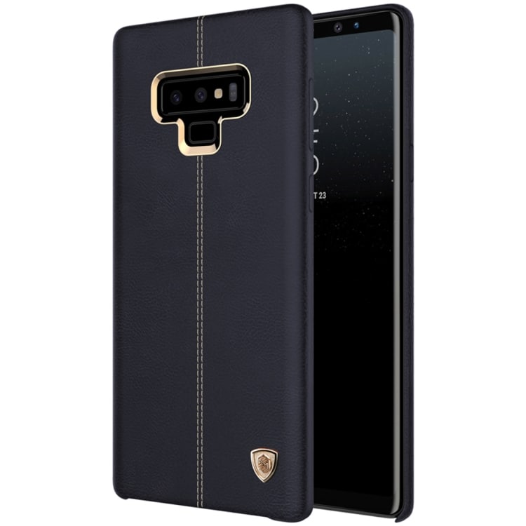 NILLKIN Englon Keinonahkakuori Samsung Galaxy Note 9 Musta